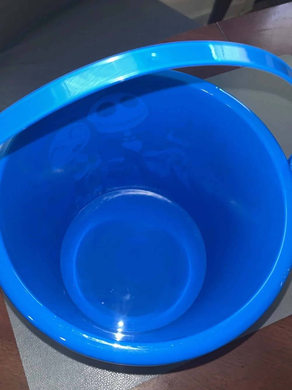 Nightmare Before Christmas Blue Trick-or-Treat Pail with Jack & Sally & Zero